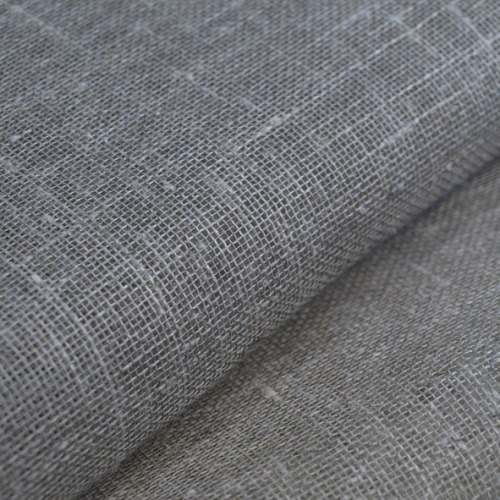 09с348 Ткань суровая, редкое плетение, 120г/м, 100% лен, ш. 145см  фото 3