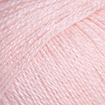SILKY WOOL, 35% иск.шелк 65% мериносовая шерсть, 25г/190м (341 бледно-розовый)