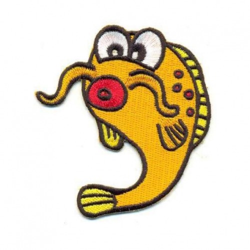 1081 AD Желтый сом Термоаппликация 1081 AD Желтый сом Термоаппликация