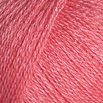 SILKY WOOL, 35% иск.шелк 65% мериносовая шерсть, 25г/190м (332 розовый)